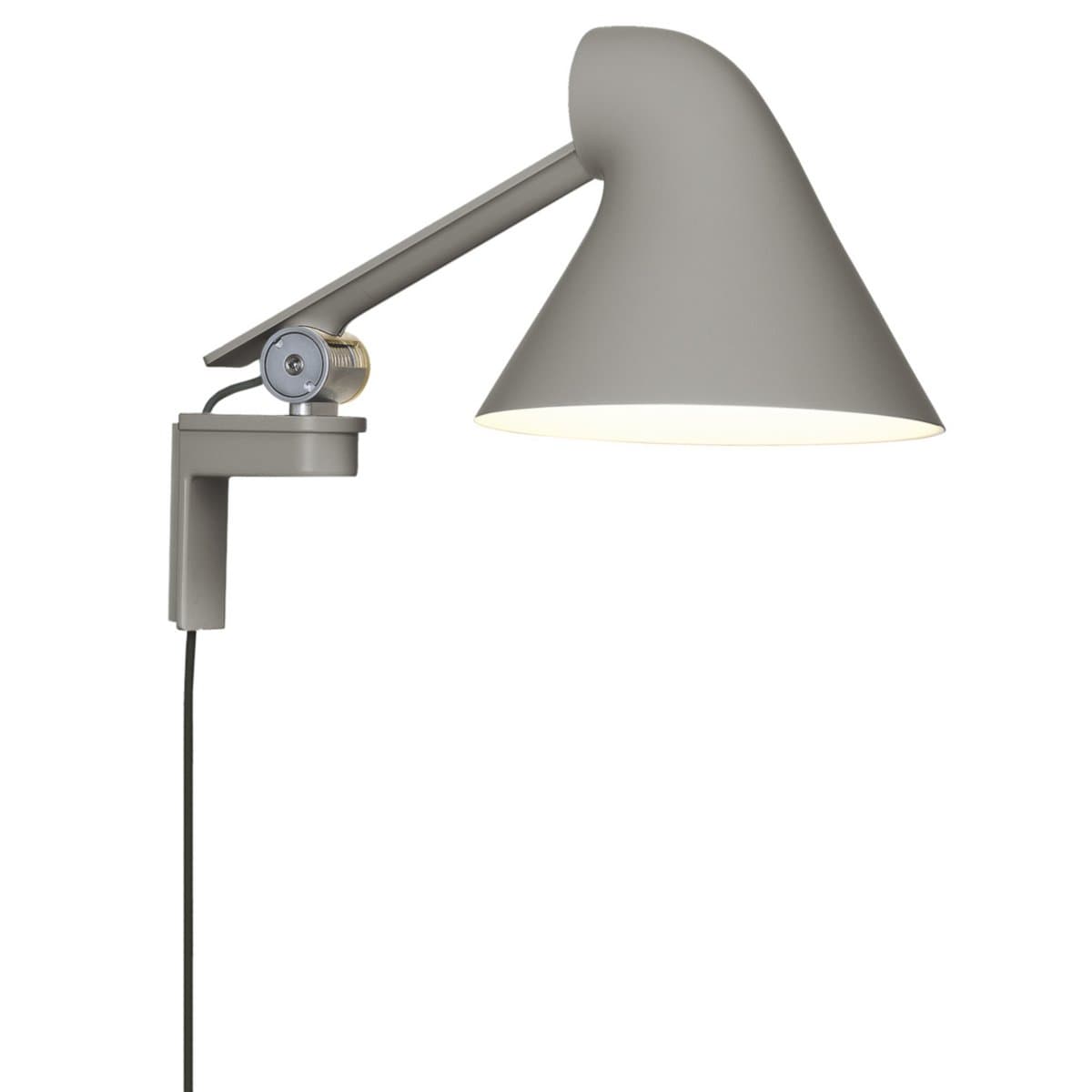 Louis Poulsen | NJP Short LED Plug-In Wall Light — Light Alu Grey