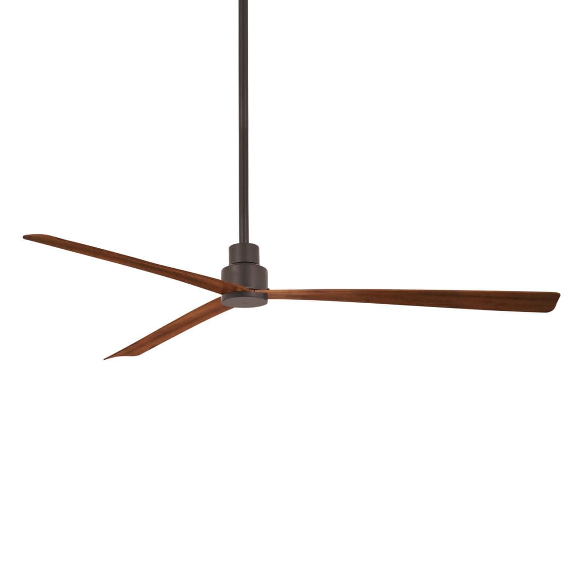 Minka Aire Fans | Simple Outdoor Ceiling Fan — Oil Rubbed Bronze with Medium Maple blades, 44