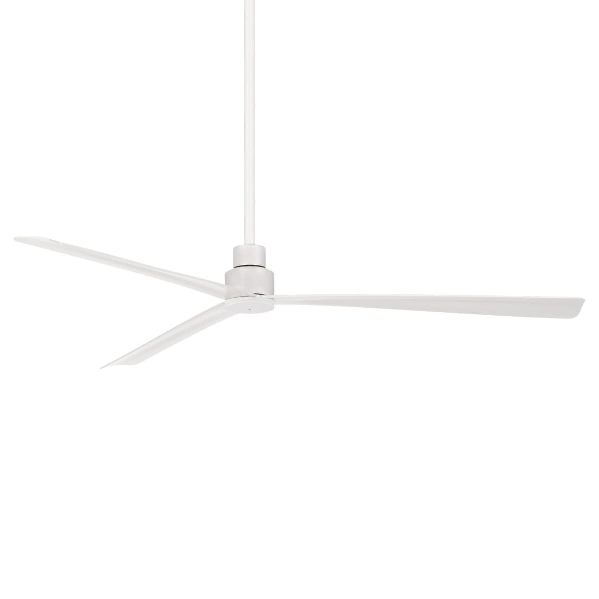 Minka Aire Fans | Simple Outdoor Ceiling Fan — Flat White, 44
