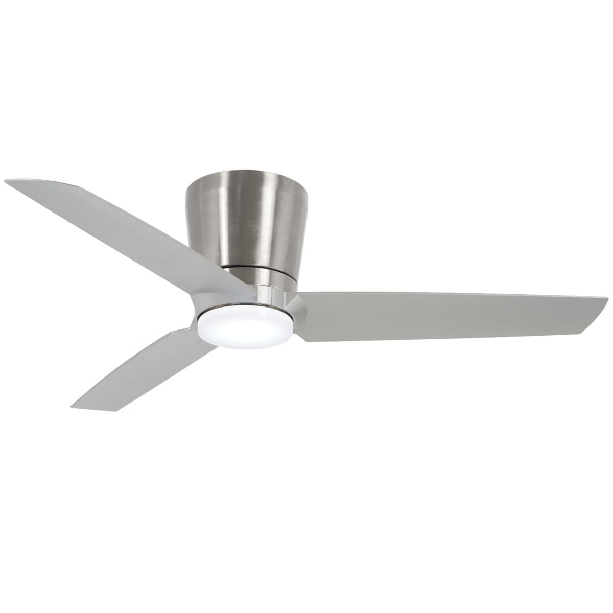 Minka Aire Fans | Pure LED Ceiling Fan — Brushed Nickel with Silver Blades