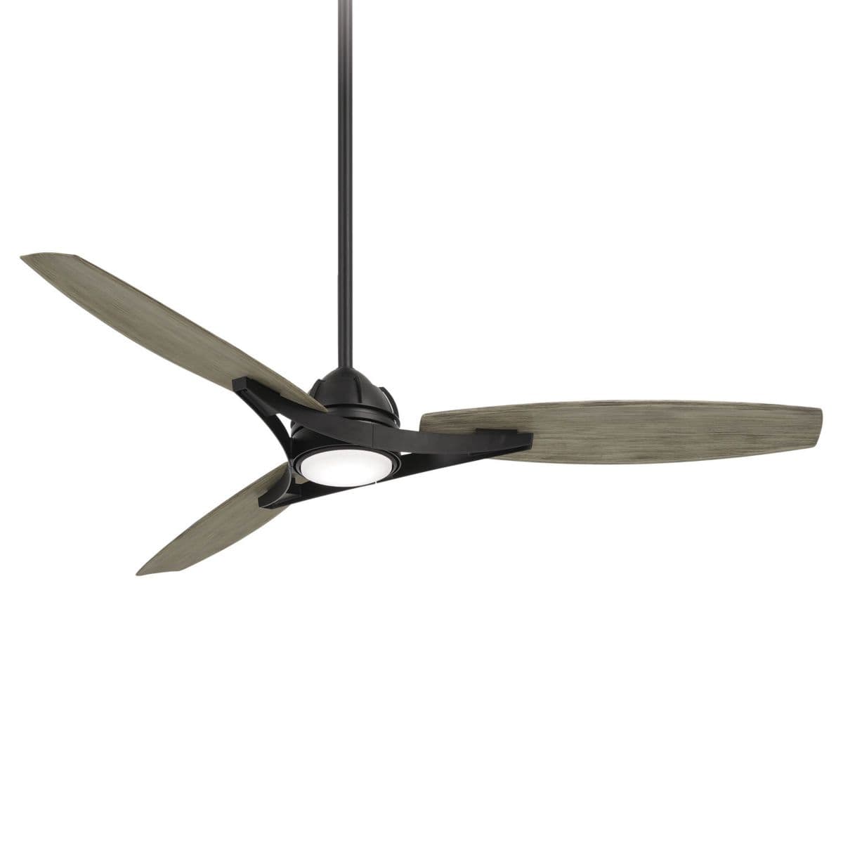 Minka Aire Fans | Molino LED Smart Ceiling Fan — Coal with Seashore Grey Blades
