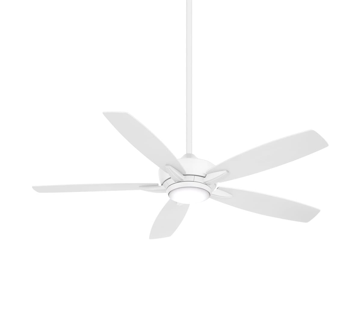 Minka Aire Fans | Kelvyn LED Ceiling Fan with CCT Selectable Light — Flat White