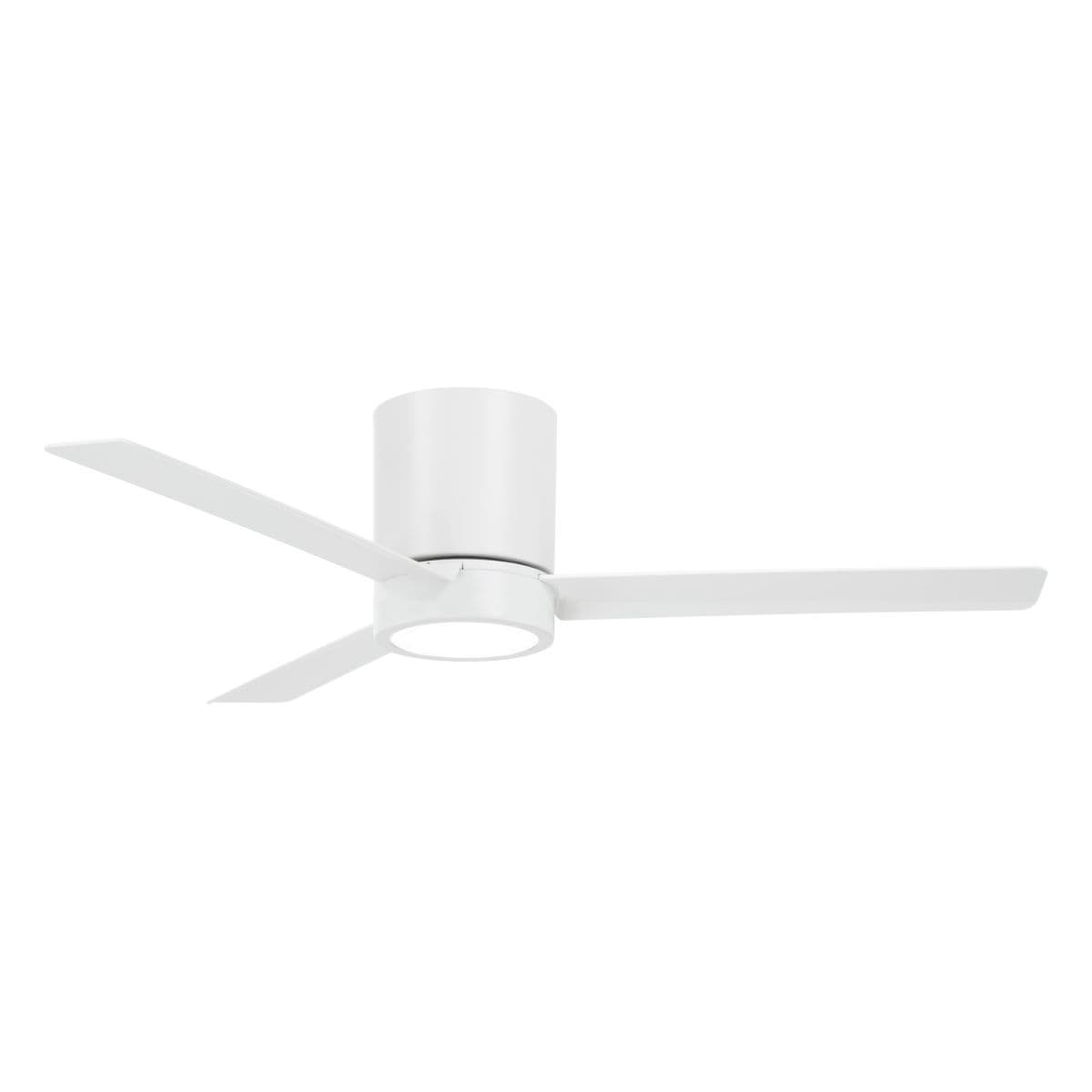 Minka Aire Fans | Roto Flushmount LED Ceiling Fan — Flat White