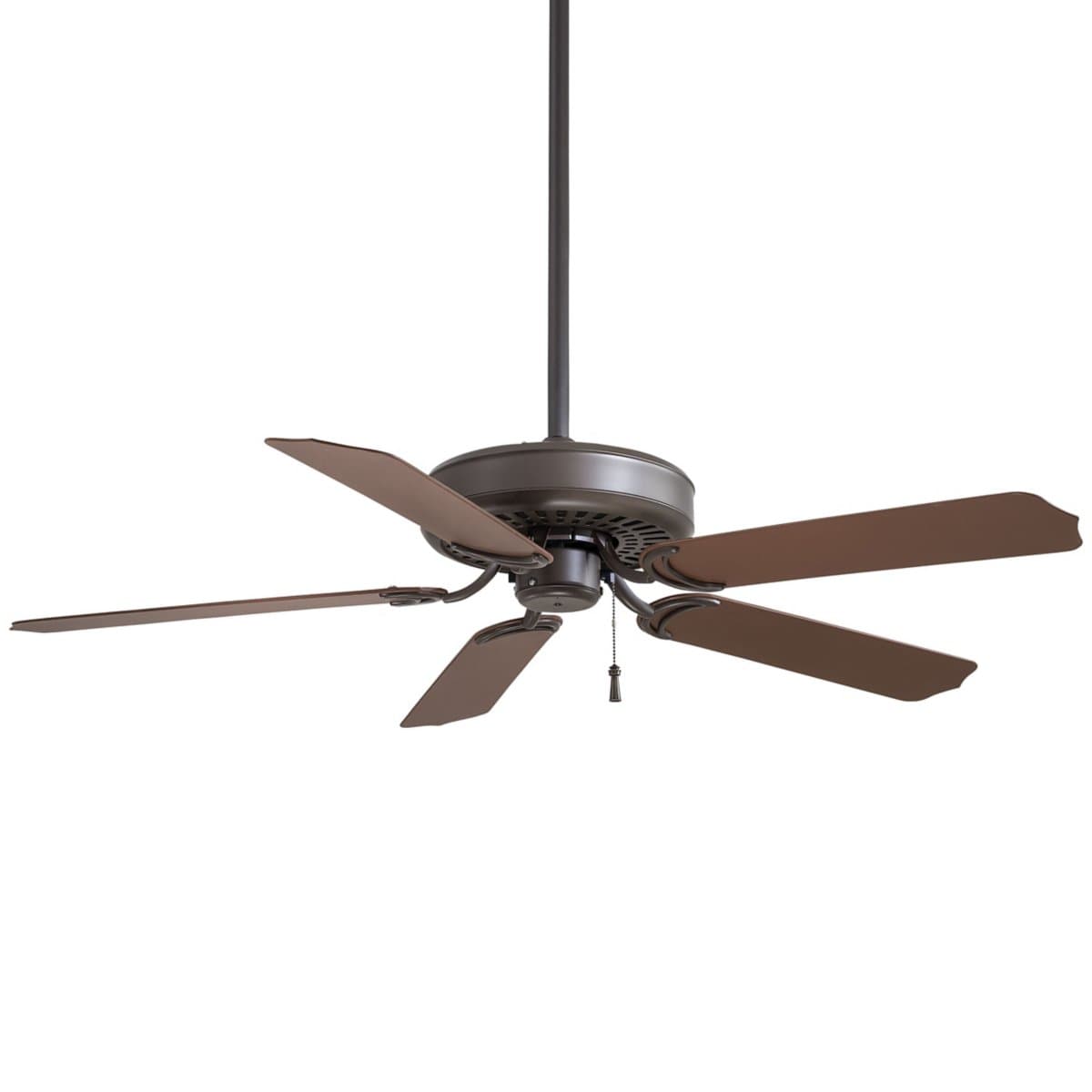 Minka Aire Fans | Sundance Outdoor Ceiling Fan — Oil Rubbed Bronze with Dark Oak