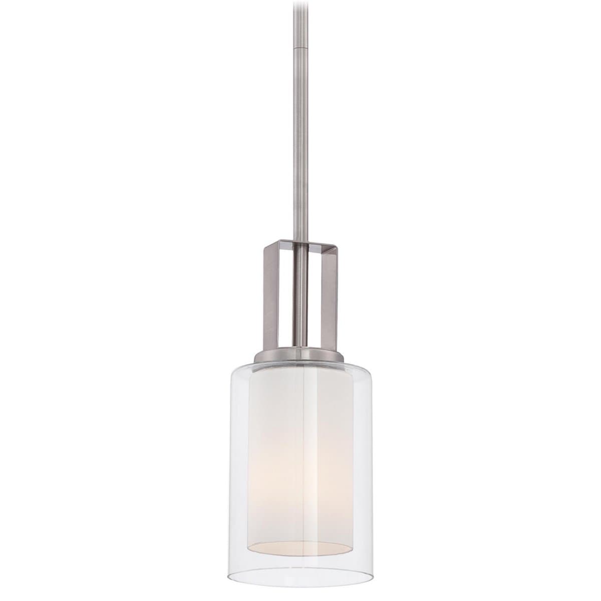 Minka-Lavery | Parsons Studio Mini Pendant — Brushed Nickel