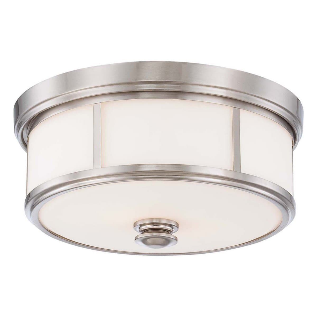 Minka-Lavery | Harbour Point Flushmount — Brushed Nickel, Medium