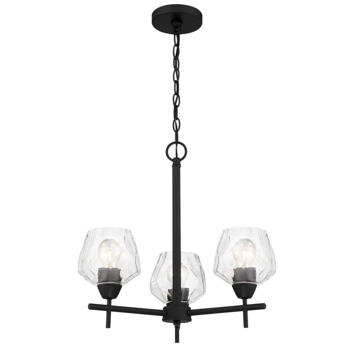 Minka-Lavery | Camrin Chandelier — Coal with Clear Glass, 5 - alternate view