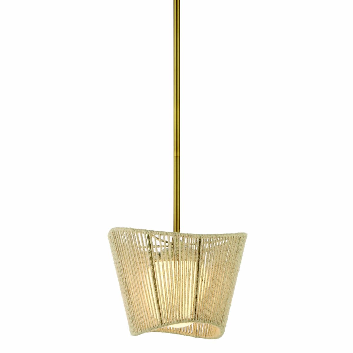 Minka-Lavery | Key Largo Mini Pendant — Soft Brass