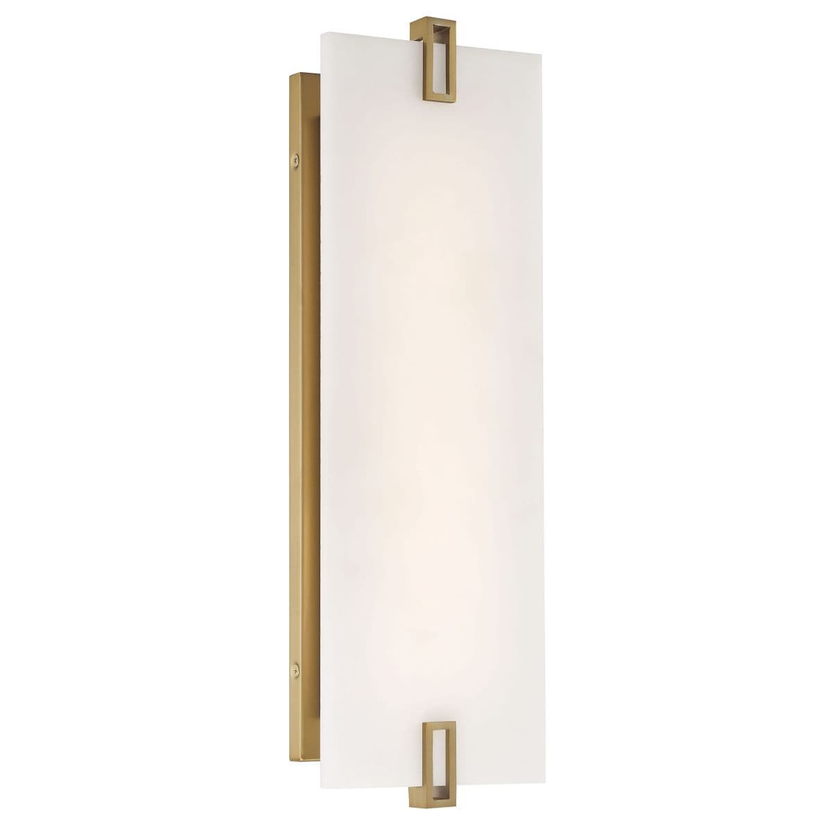 Minka-Lavery Aizen Led Light Wall Sconce — Soft Brass, Large