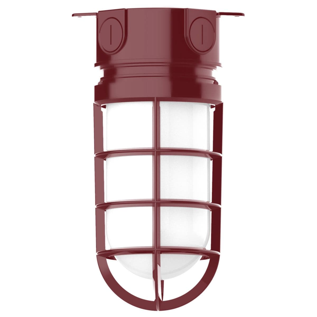 Alder & Ore | Alexia Outdoor Flushmount — Barn Red, None