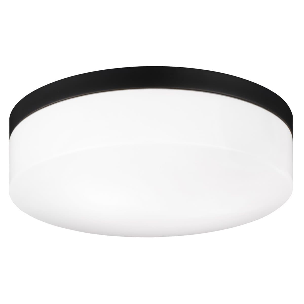 Huxe | Bria Flush Mount Ceiling Light — Black, Small