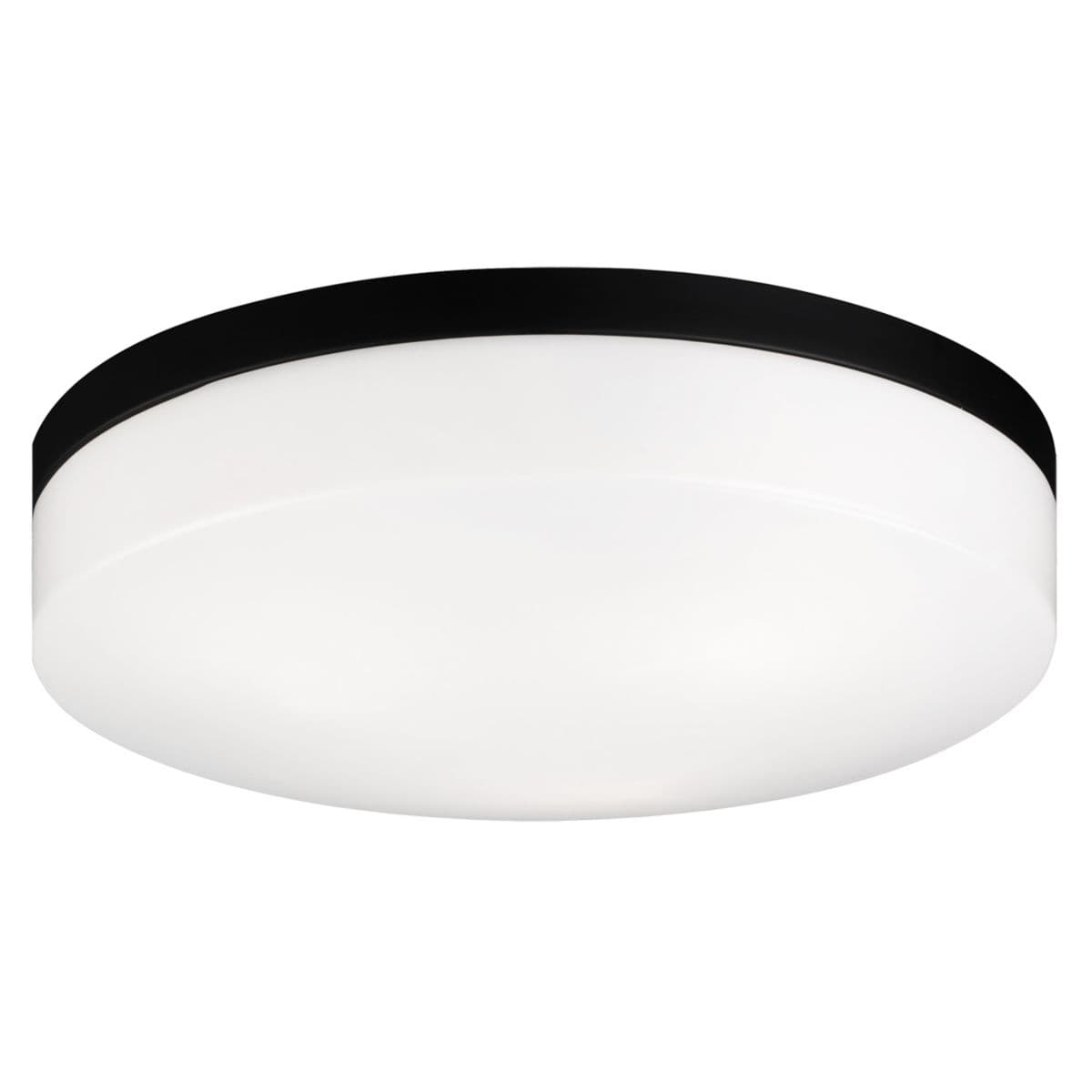 Huxe | Bria Flush Mount Ceiling Light — Black, Medium