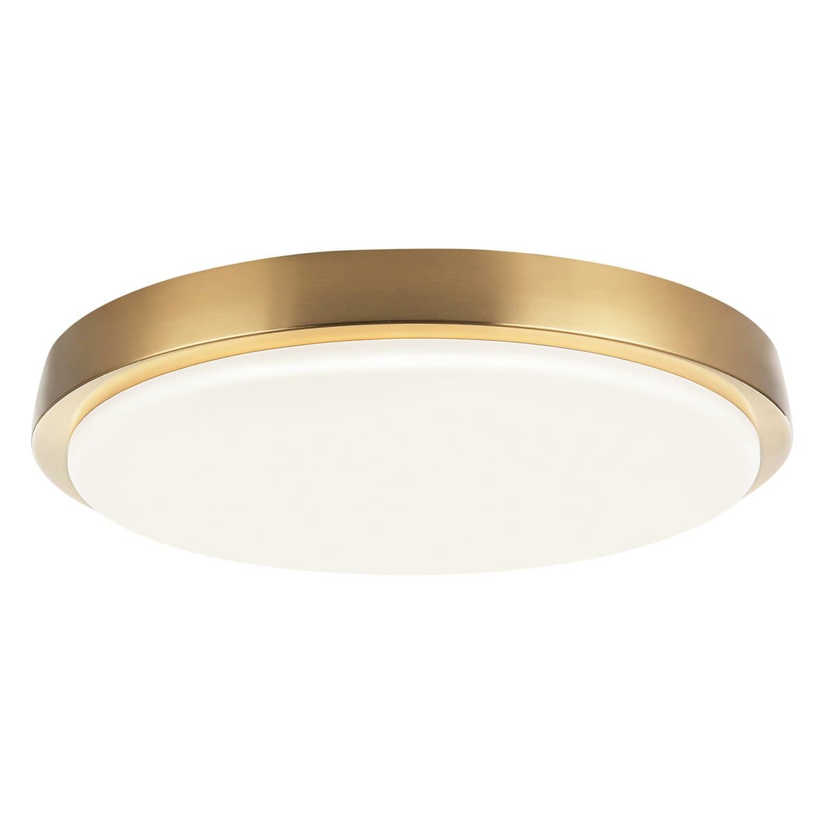 Huxe | Bronwyn LED Flushmount — Aged Gold Brass, Large