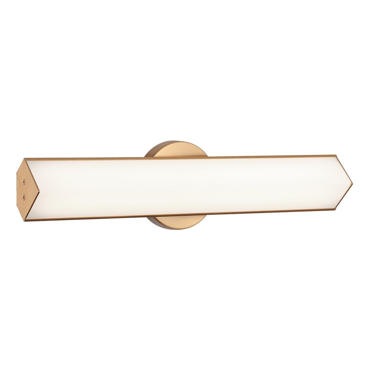 Huxe | Rhiannon LED Vanity Light — Aged Gold Brass, Small