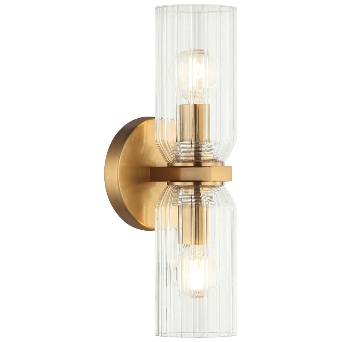 Huxe | Tesso Wall Sconce — Aged Gold Brass