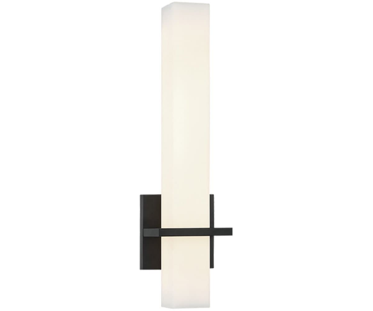 Huxe | Rindala LED Wall Sconce — Matte Black, 18 in