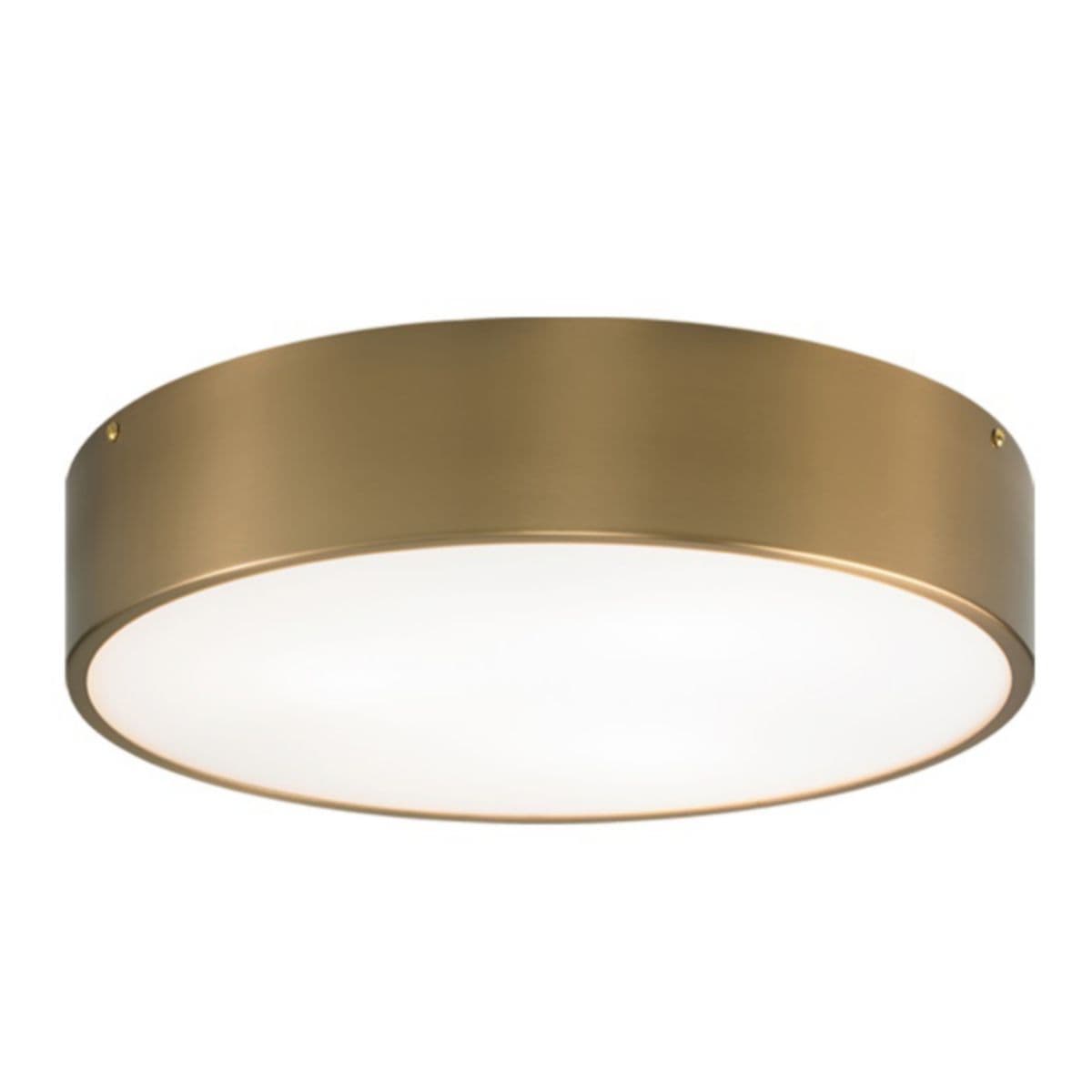 Alder & Ore Snare Flushmount — Aged Gold Brass, Medium