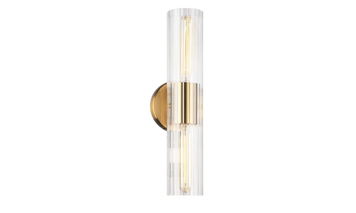 Alder & Ore | Cilla Wall Sconce — Aged Gold Brass, 16 in
