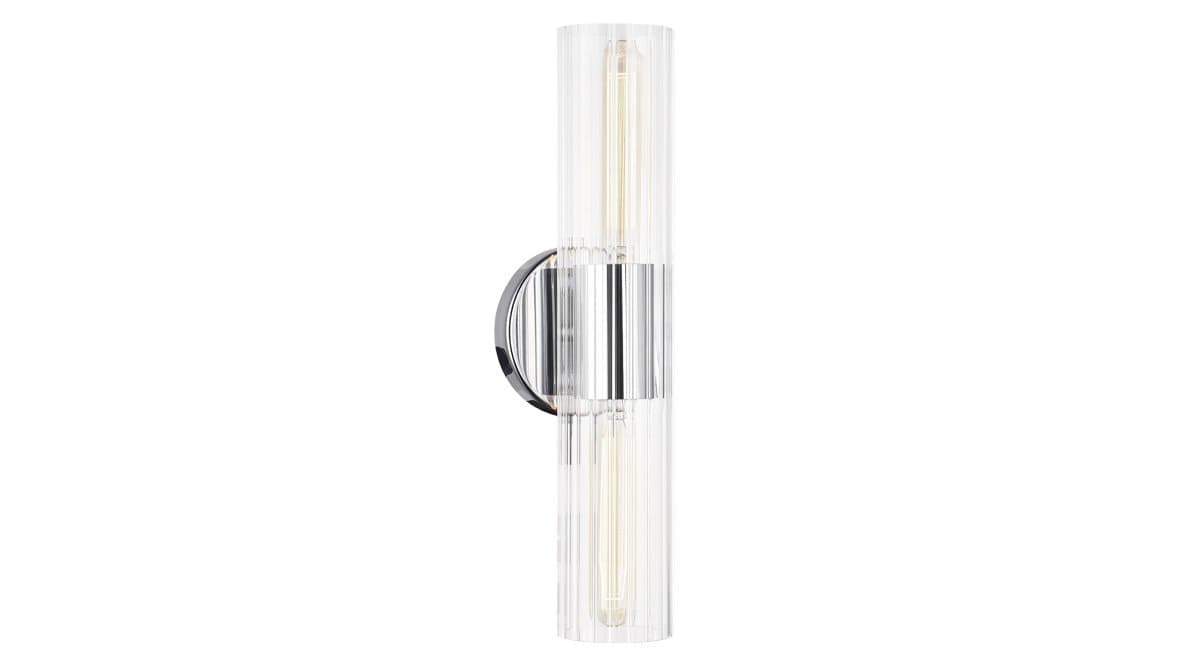Alder & Ore | Cilla Wall Sconce — Chrome, 16 in