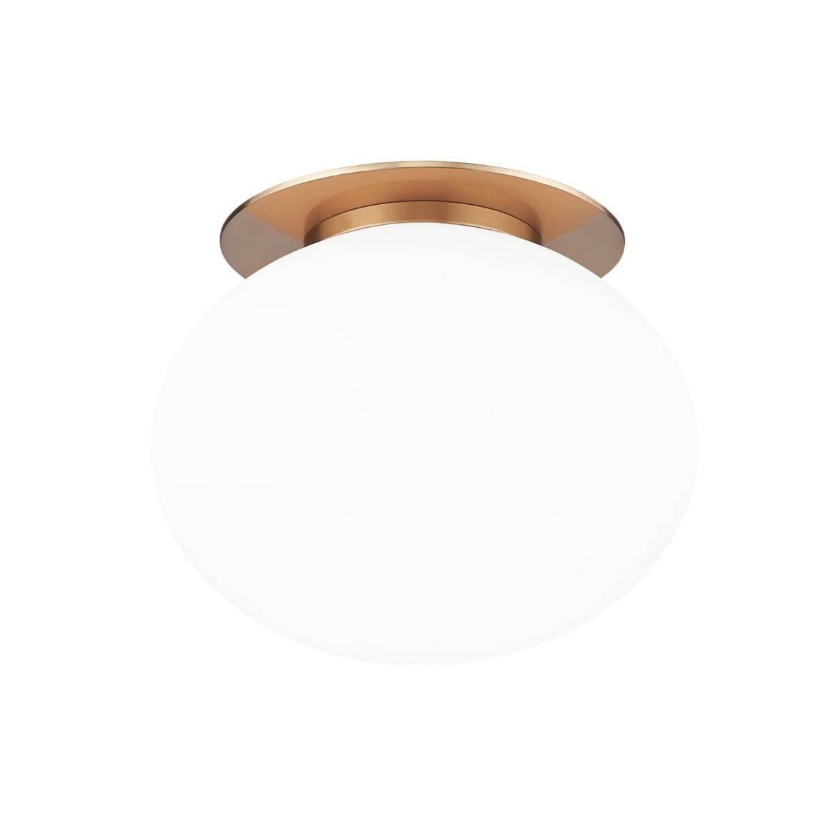 Alder & Ore Mayu Flushmount — Aged Gold Brass, 6 in