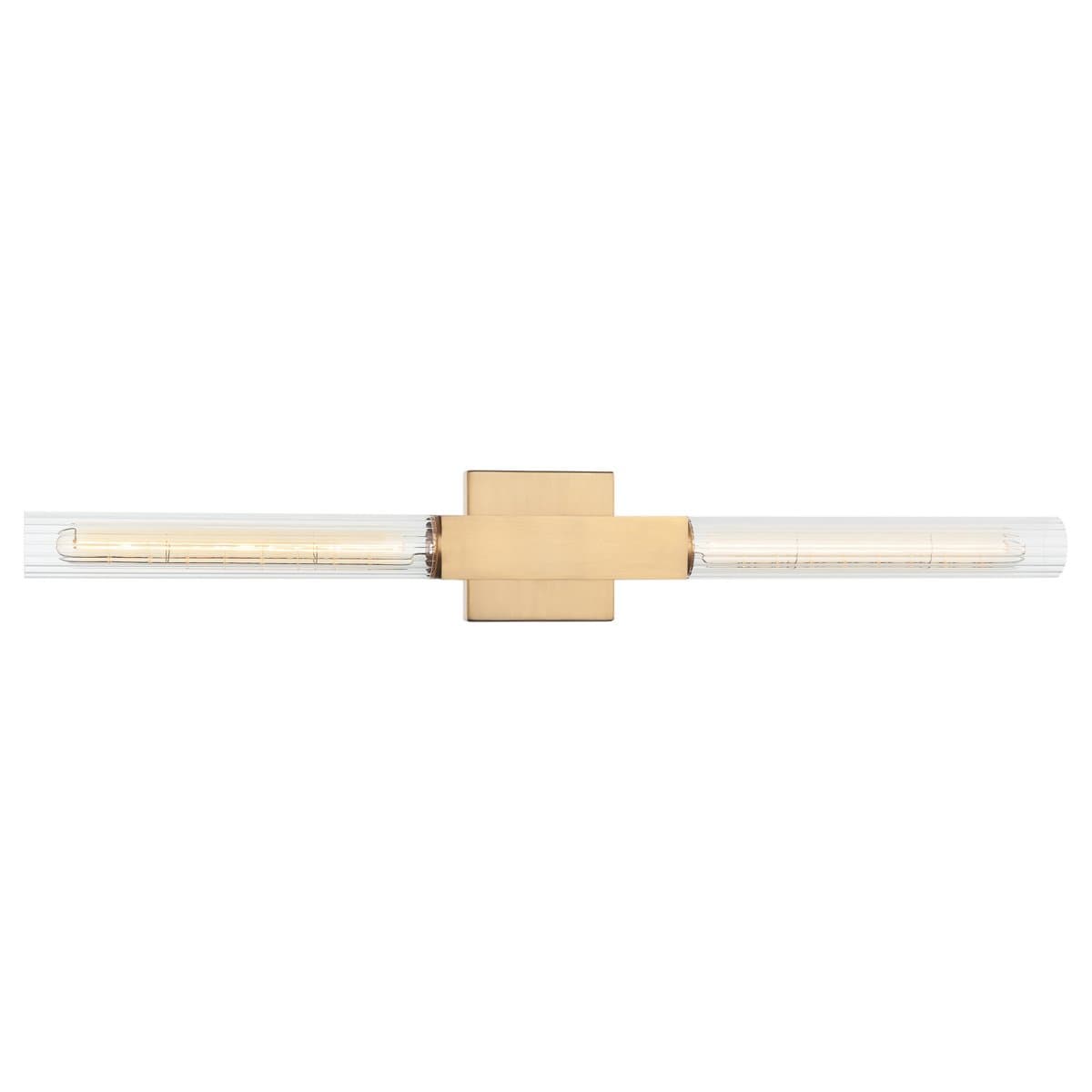 Alder & Ore | Slade Double Light Wall Sconce — Aged Gold Brass