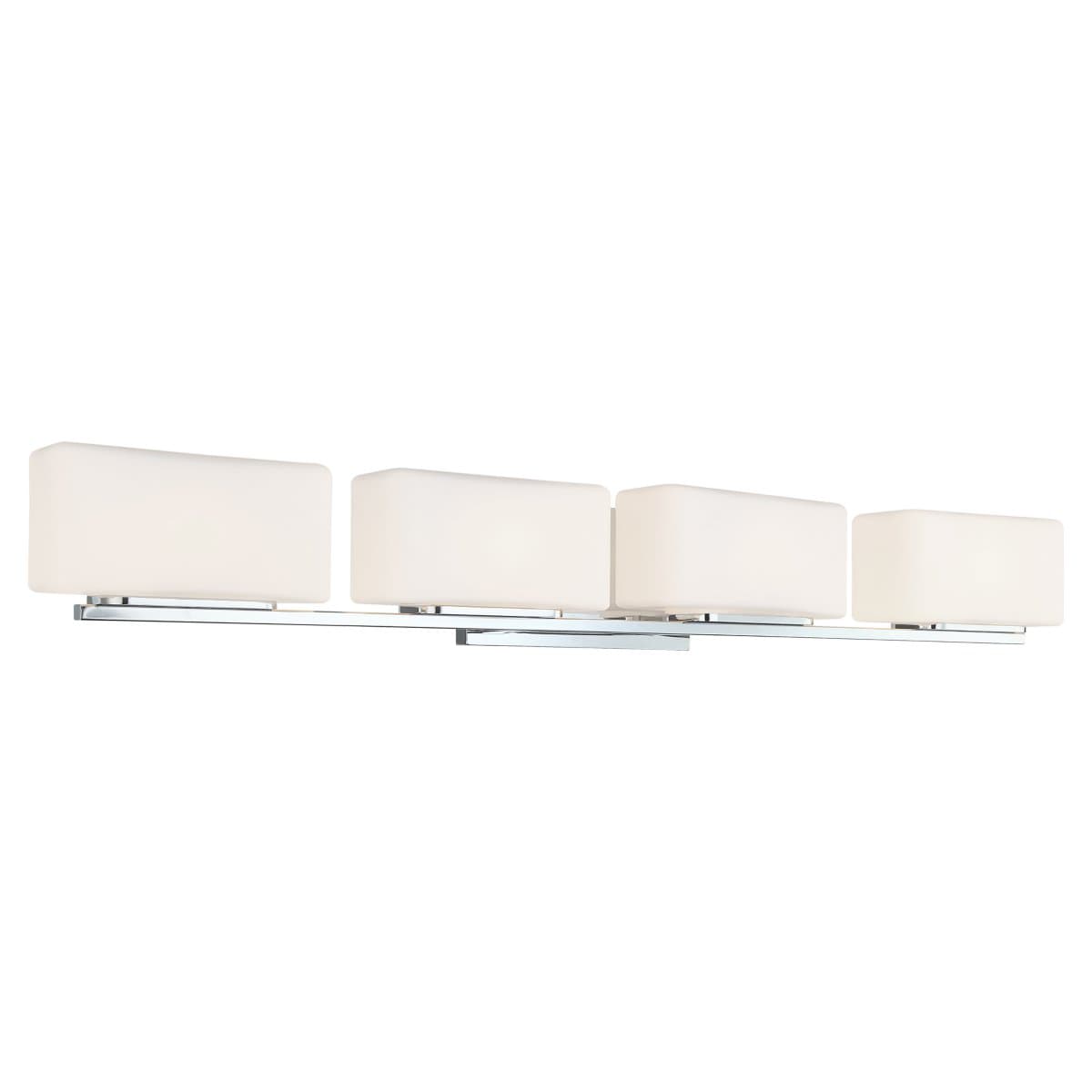 Matteo Lighting | Chiclet Vanity Light — Chrome, 4