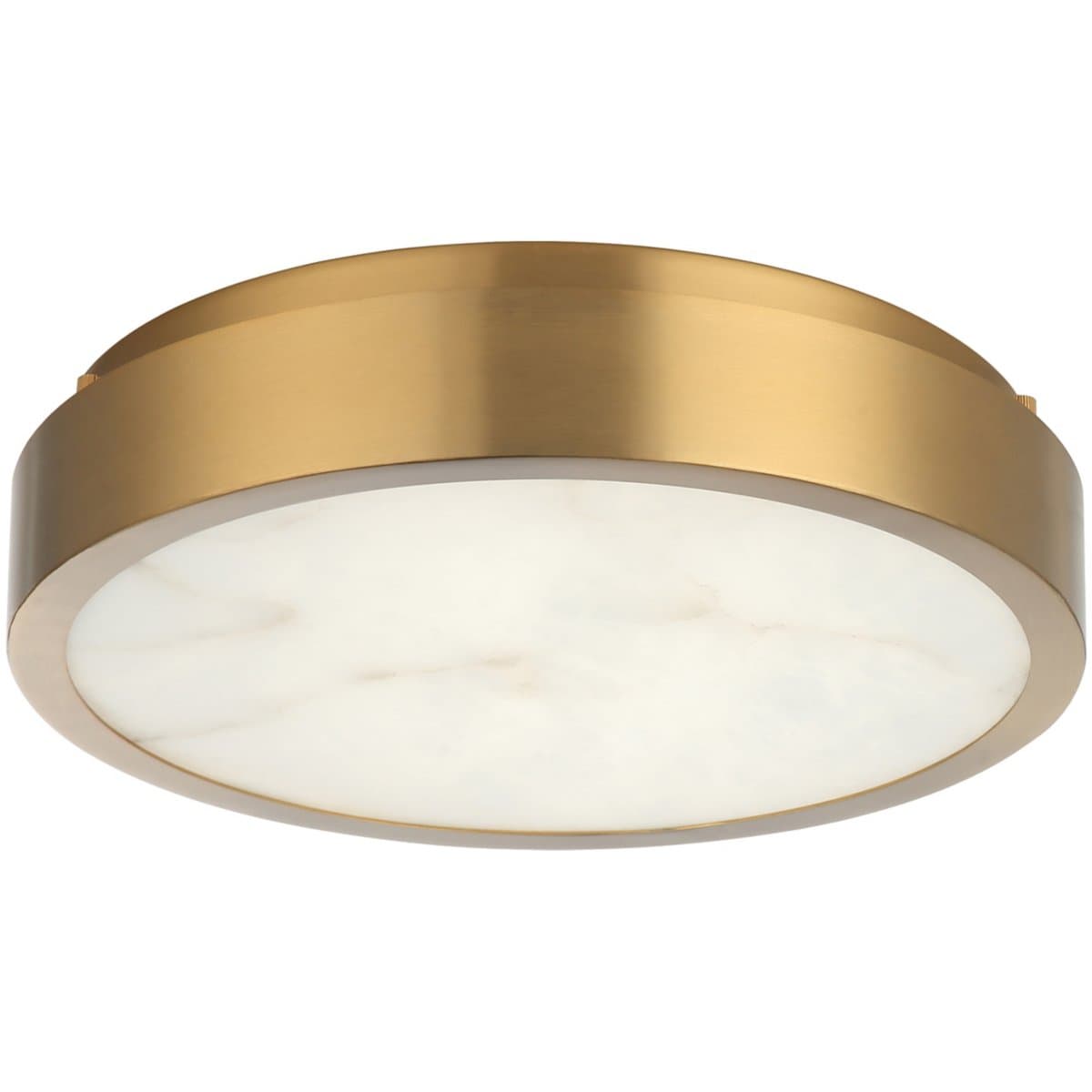 Alder & Ore | Kaplan LED Flushmount — Aged Gold Brass, 11 in