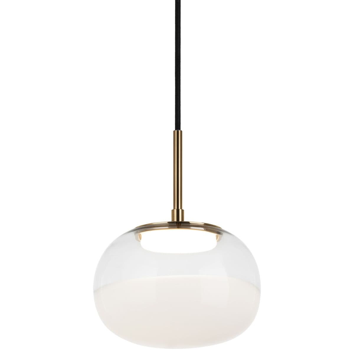 Huxe Donello Led Pendant — Aged Gold Brass, Small