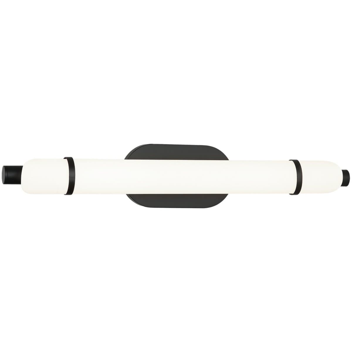 Huxe | Maxine LED Vanity Light — Black, 24 in