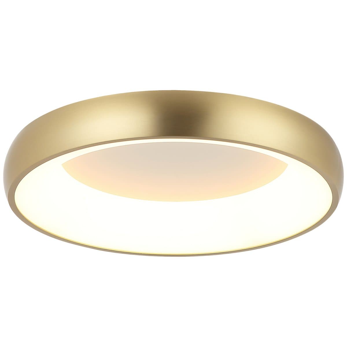Huxe | Philippine LED Flushmount — Brushed Gold, 16 in