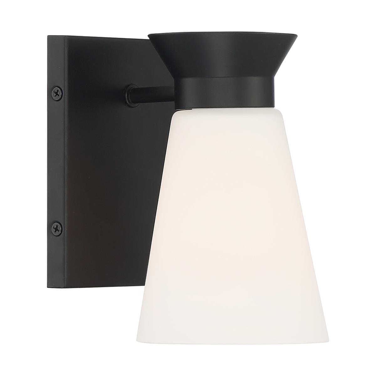 Huxe | Natalia Bathroom Wall Sconce — Black