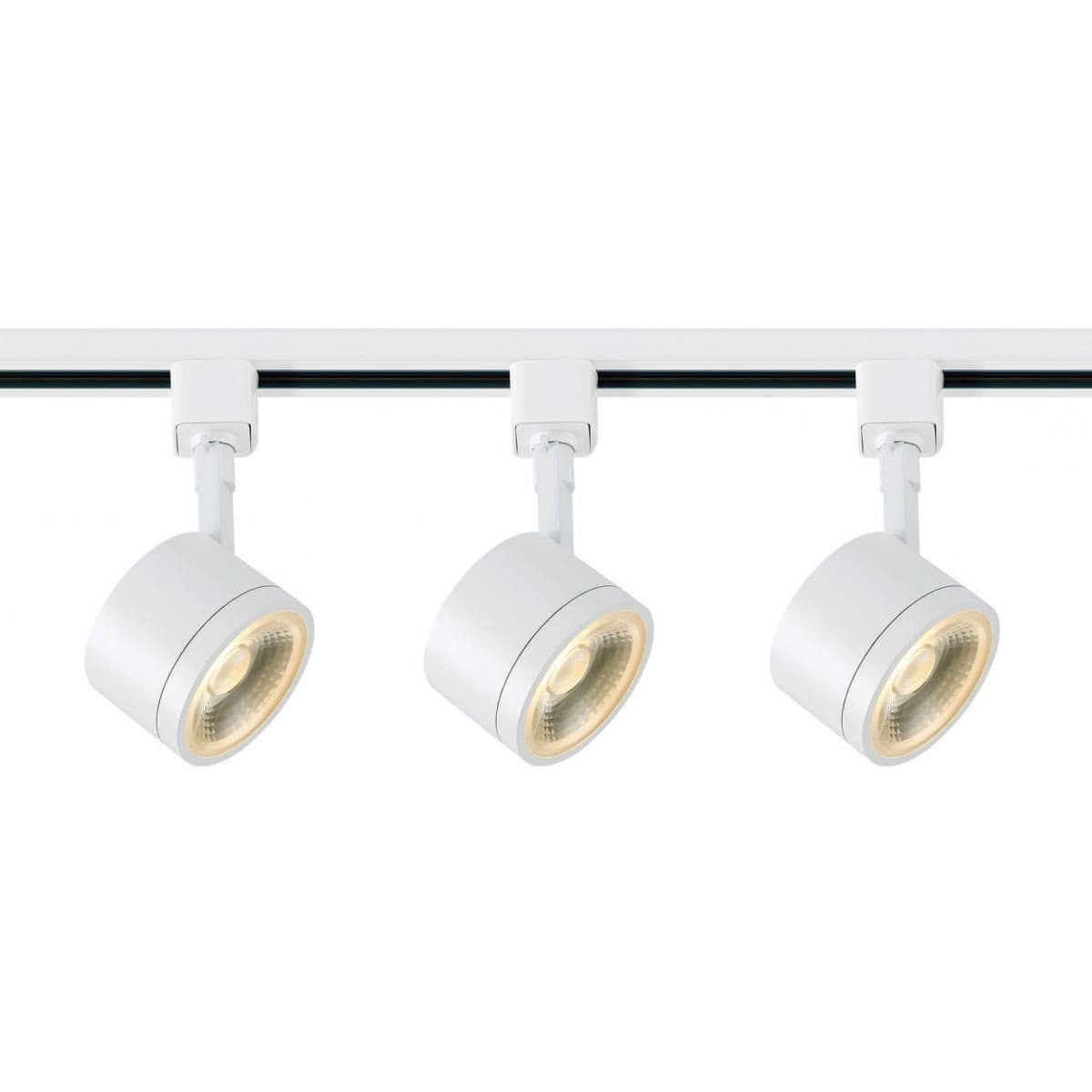 Huxe | 12W Round LED Track Kit — Matte White