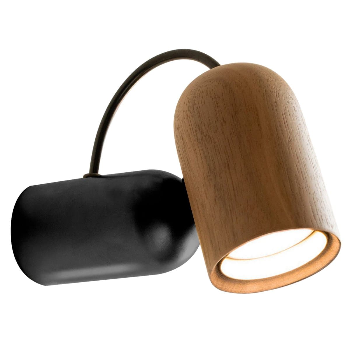 Nomon | Onfa Wall Sconce — Walnut with Graphite