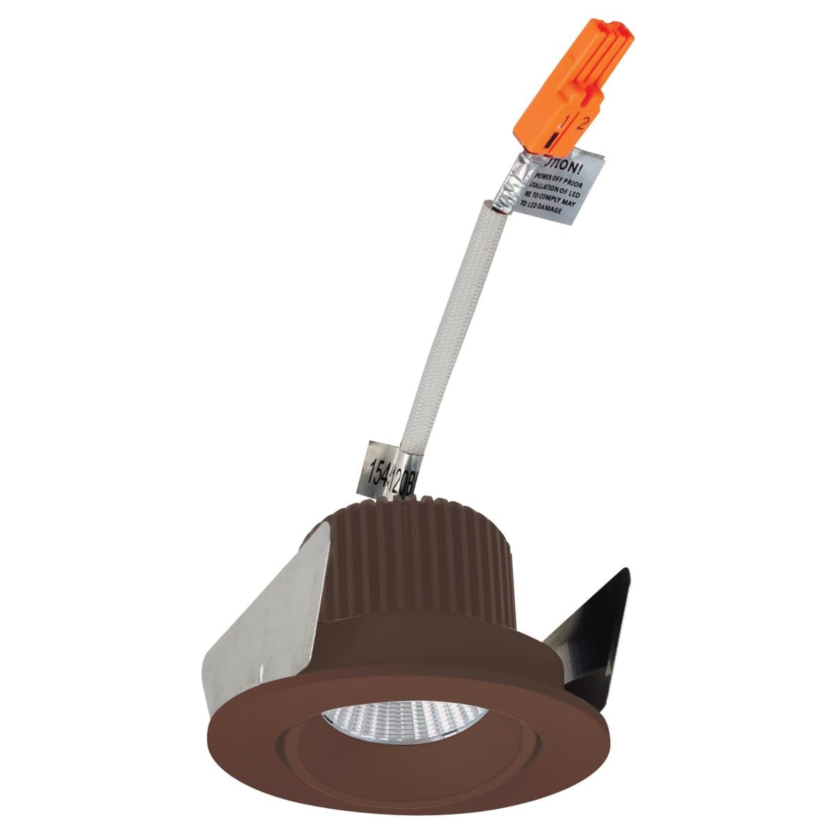 Shown in Bronze/ Bronze finish with Round shape, Regressed Cone