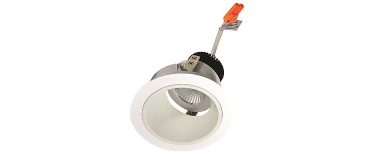 Nora Lighting | Iolite 4-Inch Deep Regressed Adjustable LED Trim — White, Round