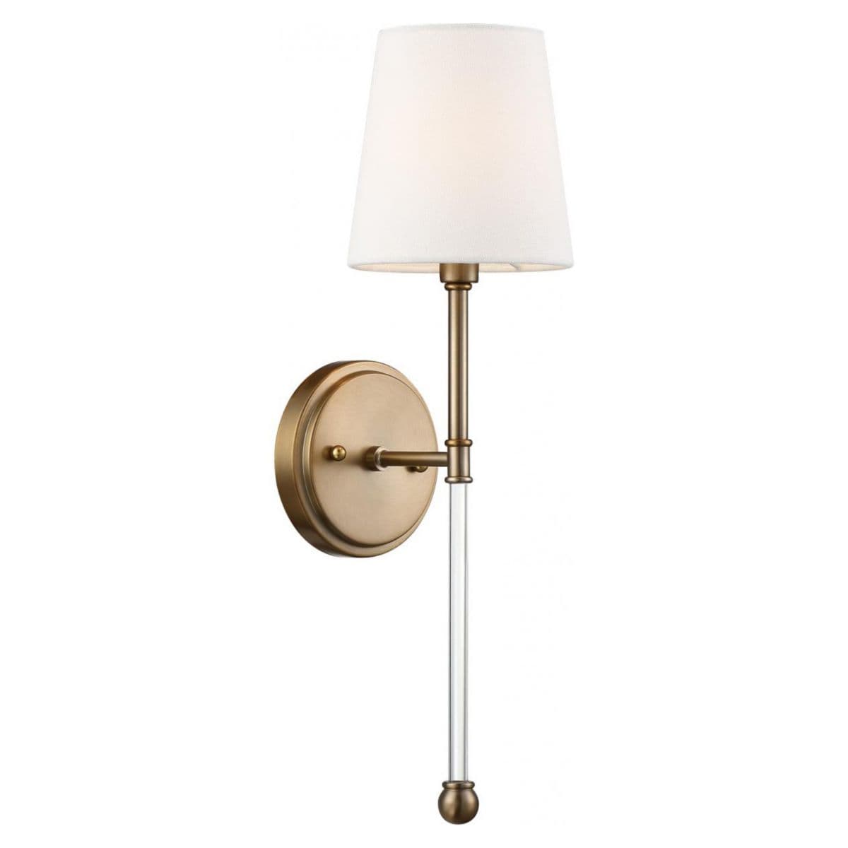 Alder & Ore | Albert 1 Light Wall Sconce — Burnished Brass