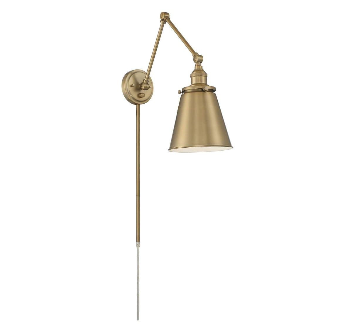 Alder & Ore Alec Swing Arm Lamp — Burnished Brass