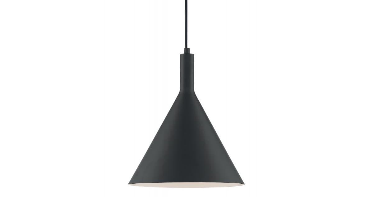 Alder & Ore | Xavier Pendant — Matte Black, Large