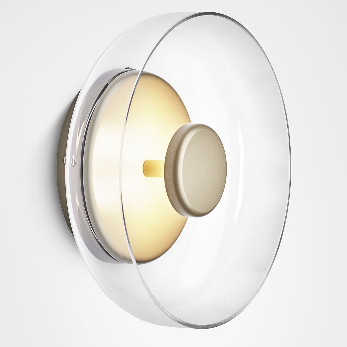 Nuura | Blossi LED Wall / Flushmount — Nordic Gold with Clear