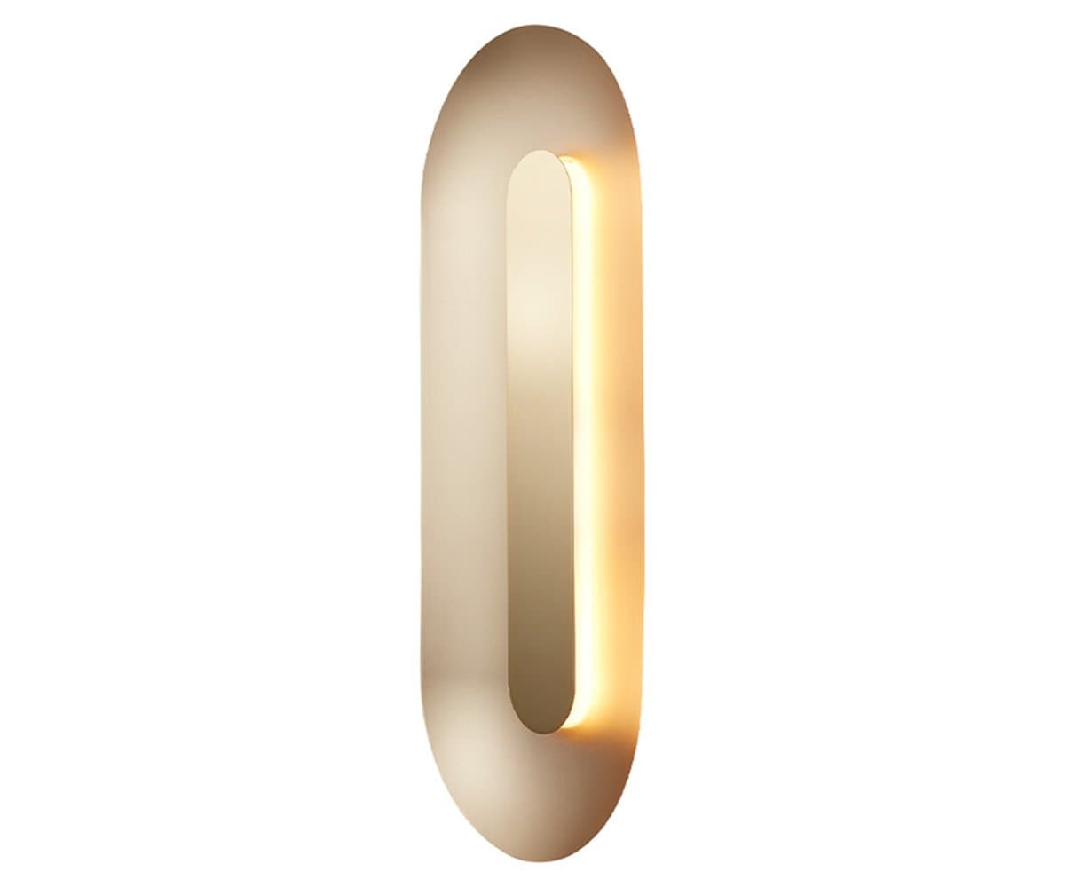 Nuura | Sasi LED Wall Sconce — Satin Brass, Large