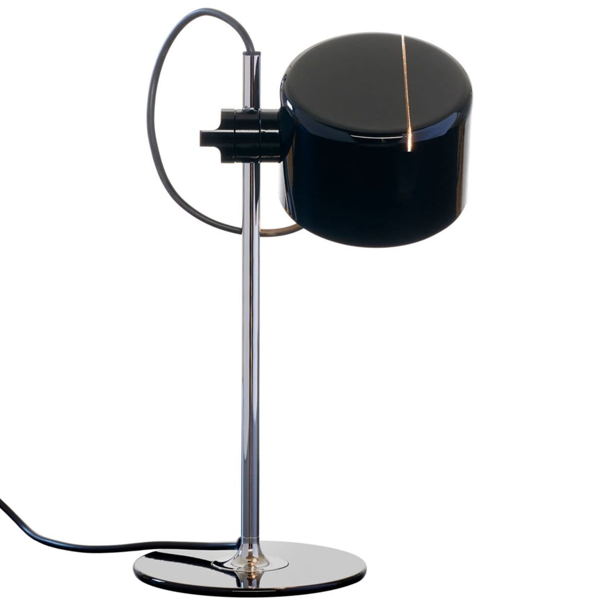 Oluce | Mini Coupe Table Lamp — Glossy Black