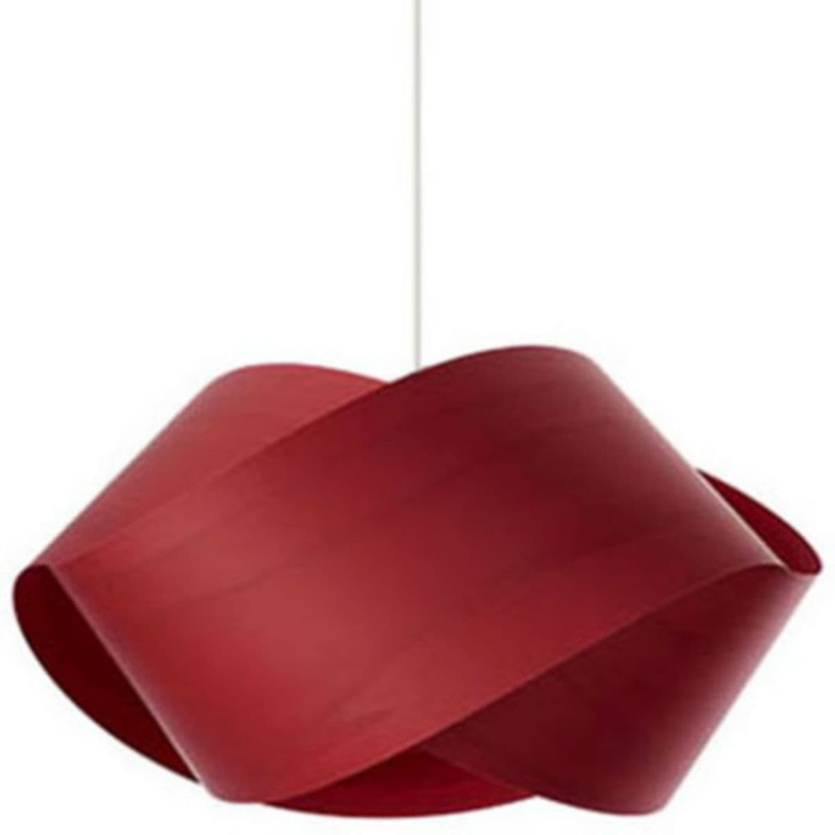 LZF | Nut Pendant — Red, Matte White, E26 Medium Base