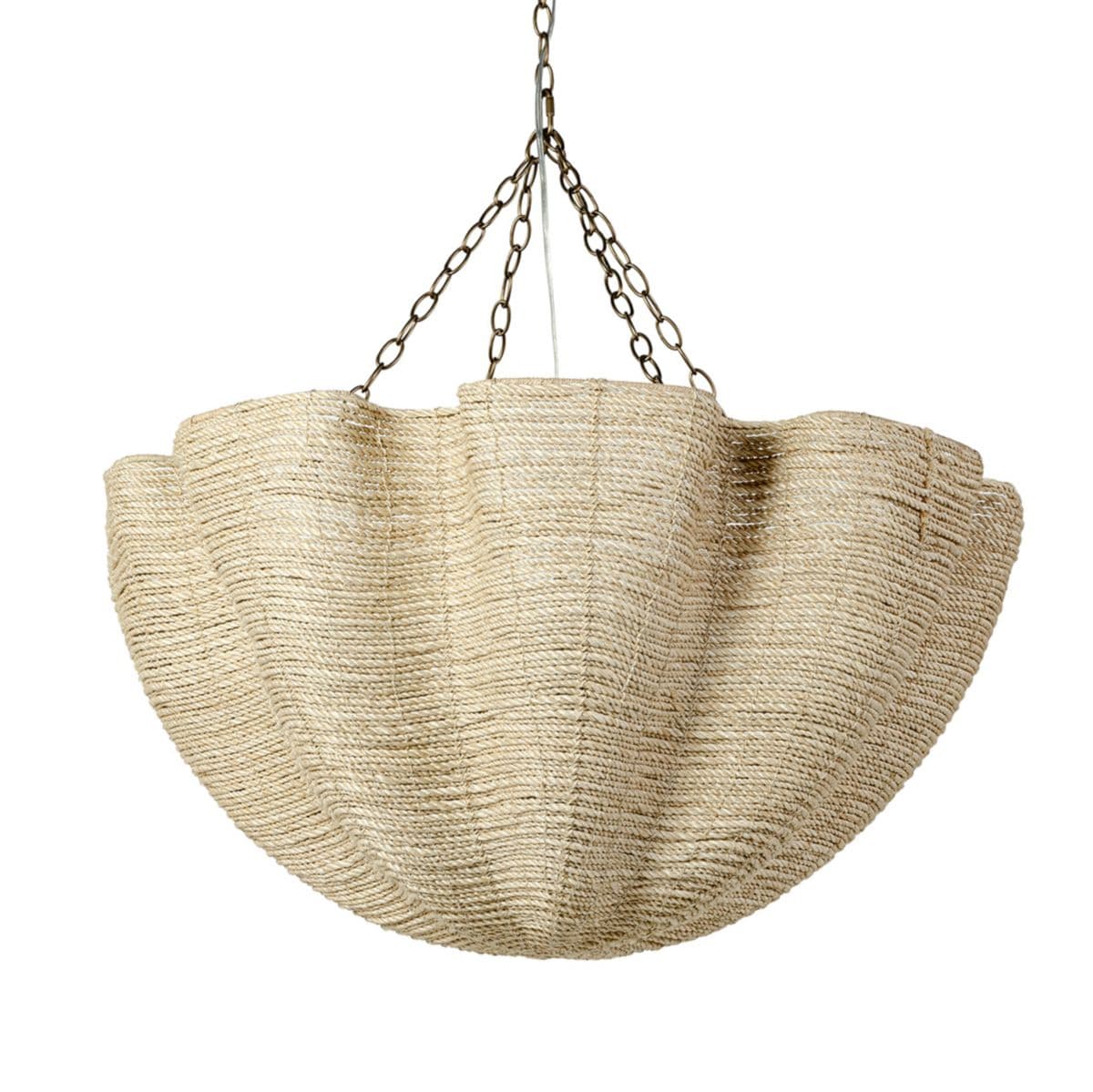 Palecek | Isla Chandelier — Antique Gold