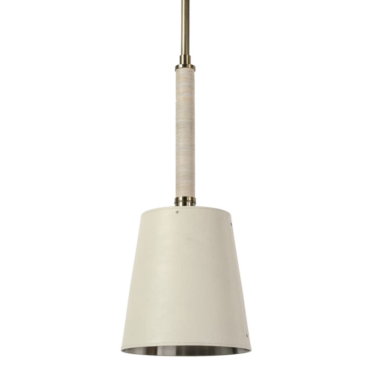 Palecek | Hendrick Pendant — Cream with Champagne