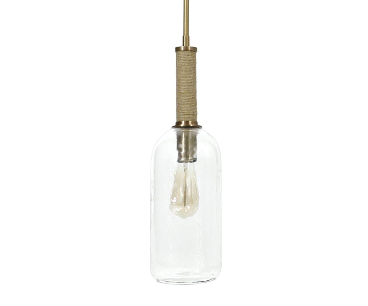 Palecek | Bronson Glass Long Mini Pendant