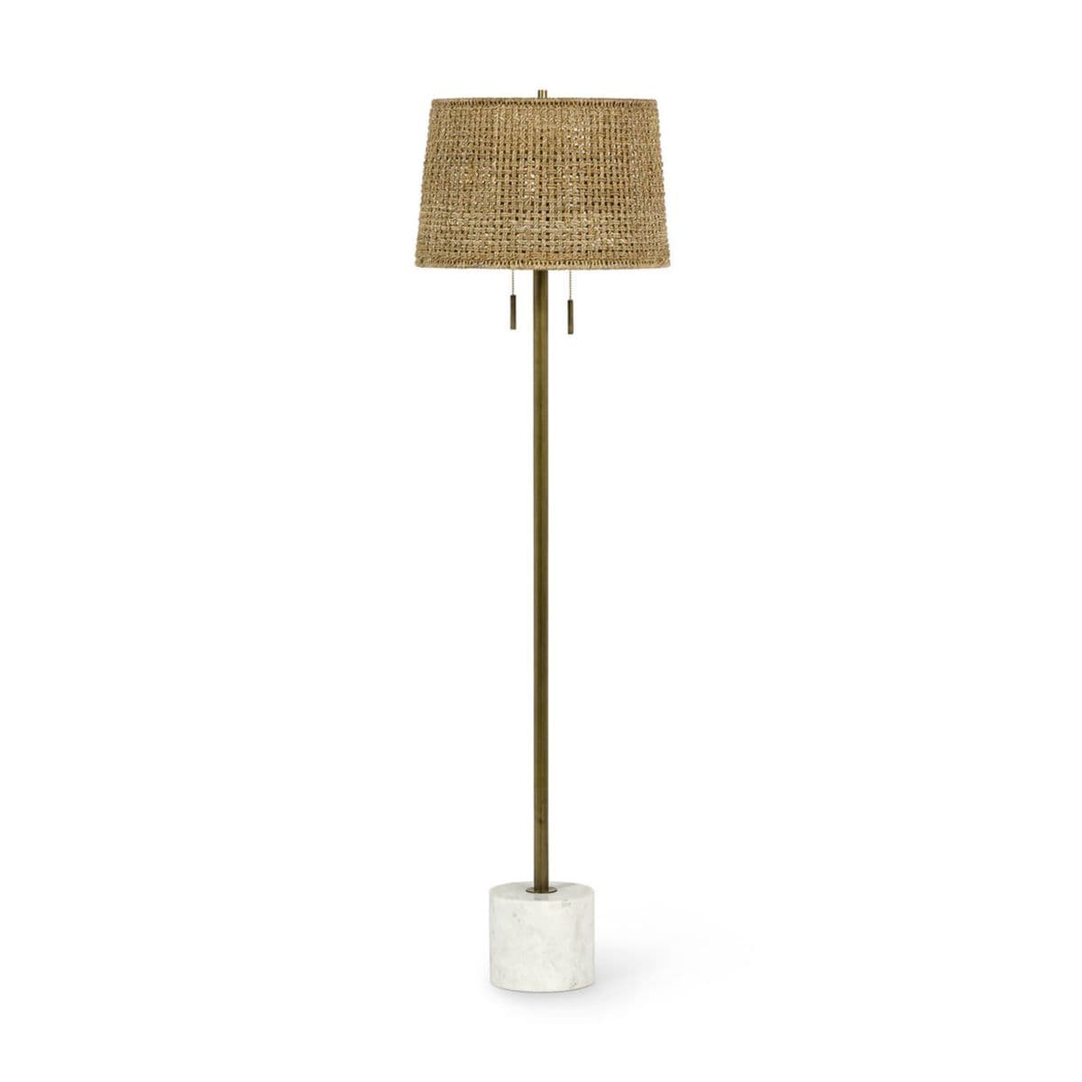 Palecek | Winslow Floor Lamp — Antique Brass