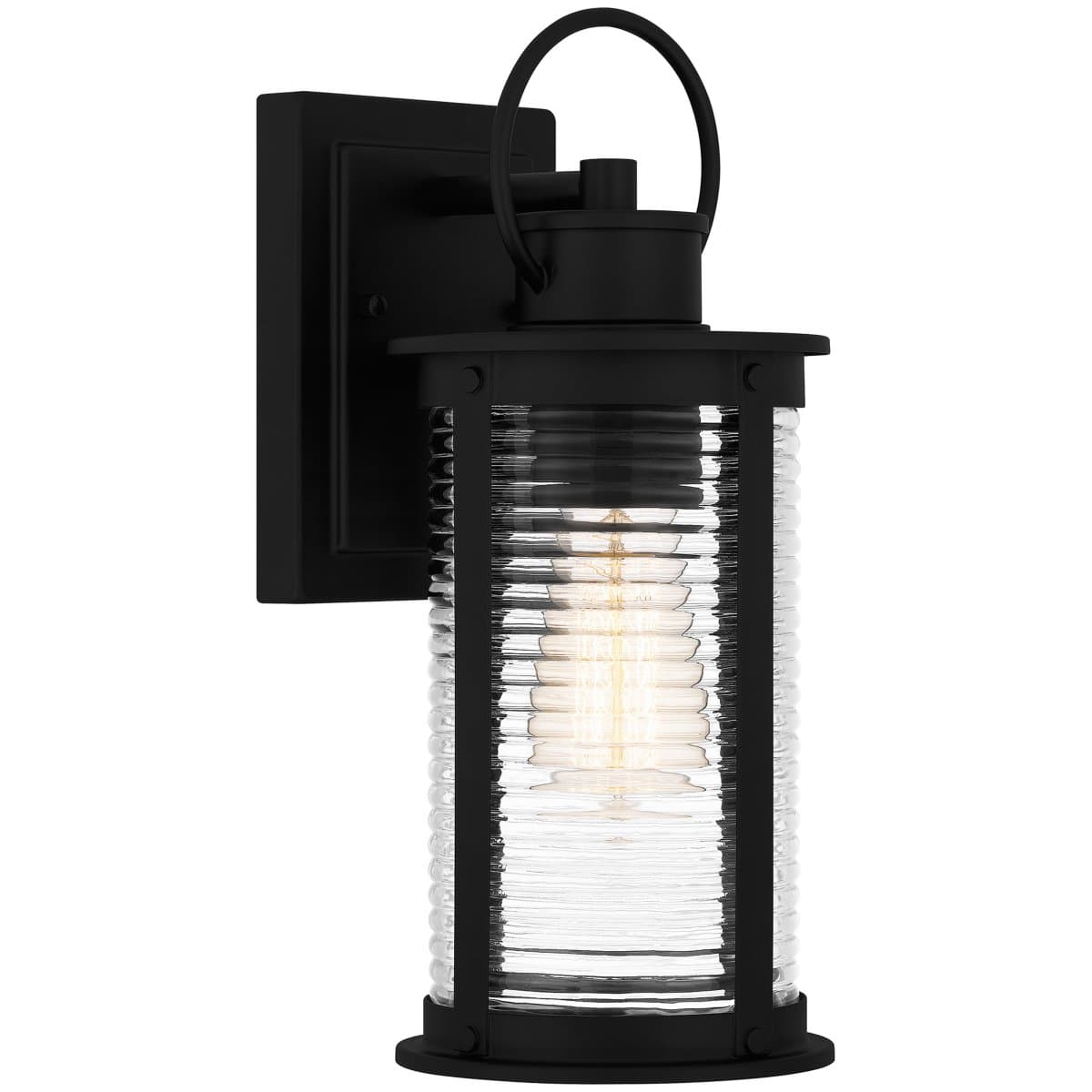 Quoizel | Tilmore Outdoor Wall Sconce — Matte Black, Small