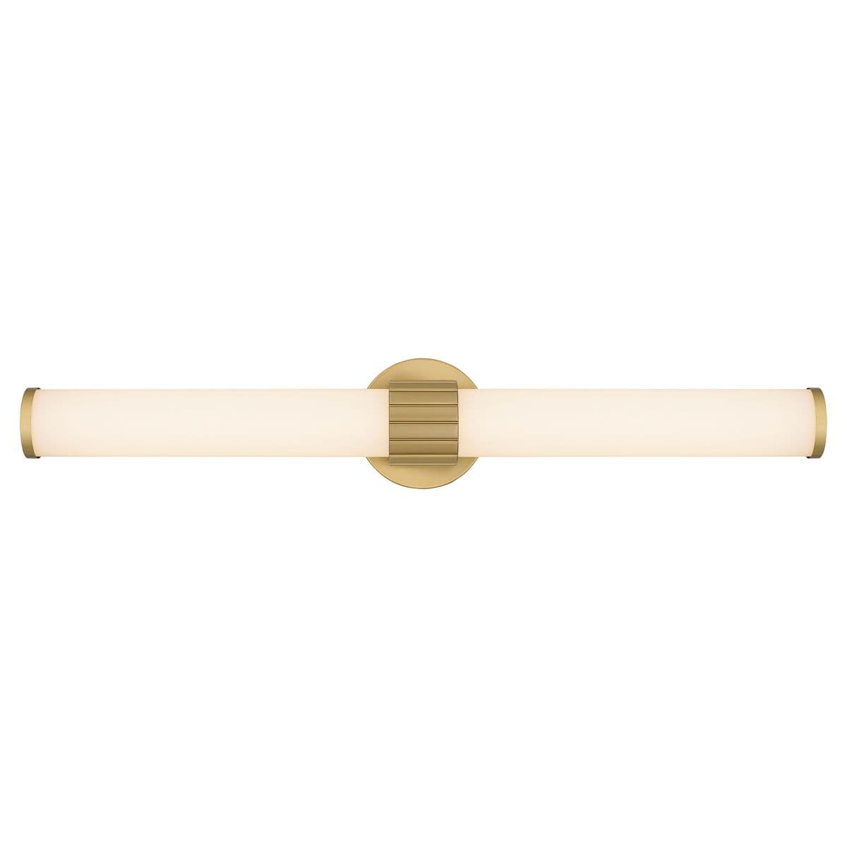 Quoizel | Kaye LED Vanity Light — Aged Brass, Medium