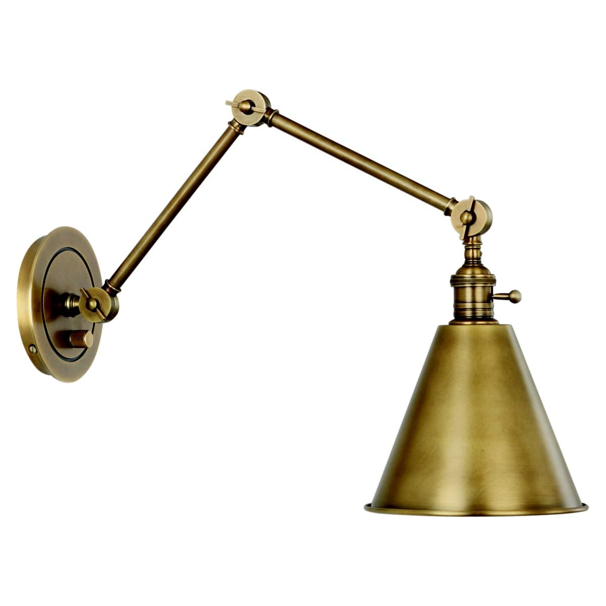 Robert Abbey | Alloy Wall Sconce — Warm Brass