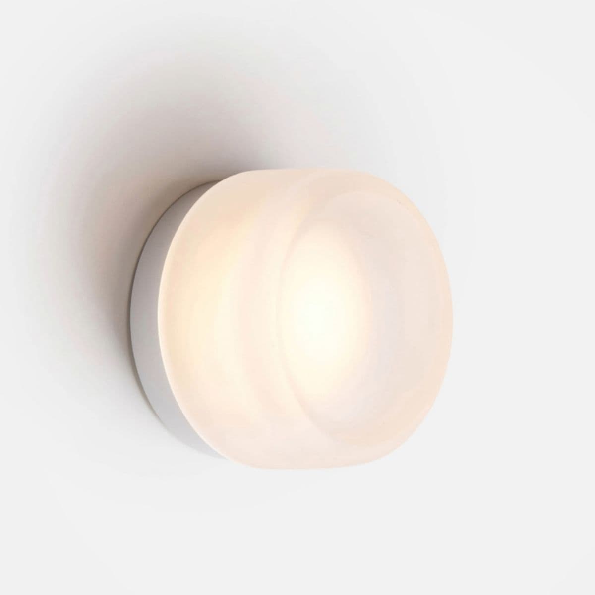 Rbw Dimple Wall / Flushmount — Frosted, Natural, 120V, IP65 - Outdoor/Wet Locations